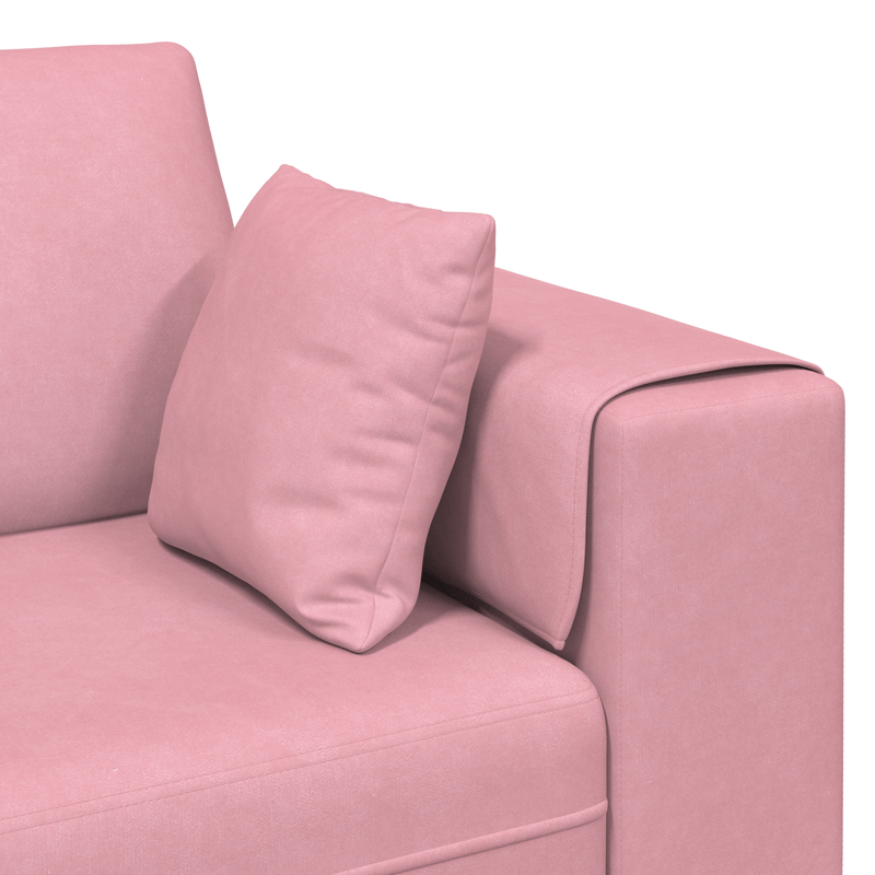 Casa si Gradina - Mobilier - Canapele si coltare - Canapele - Canapea din catifea cu perna cu perna Roz 209 cm Catifea - Infinity.ro