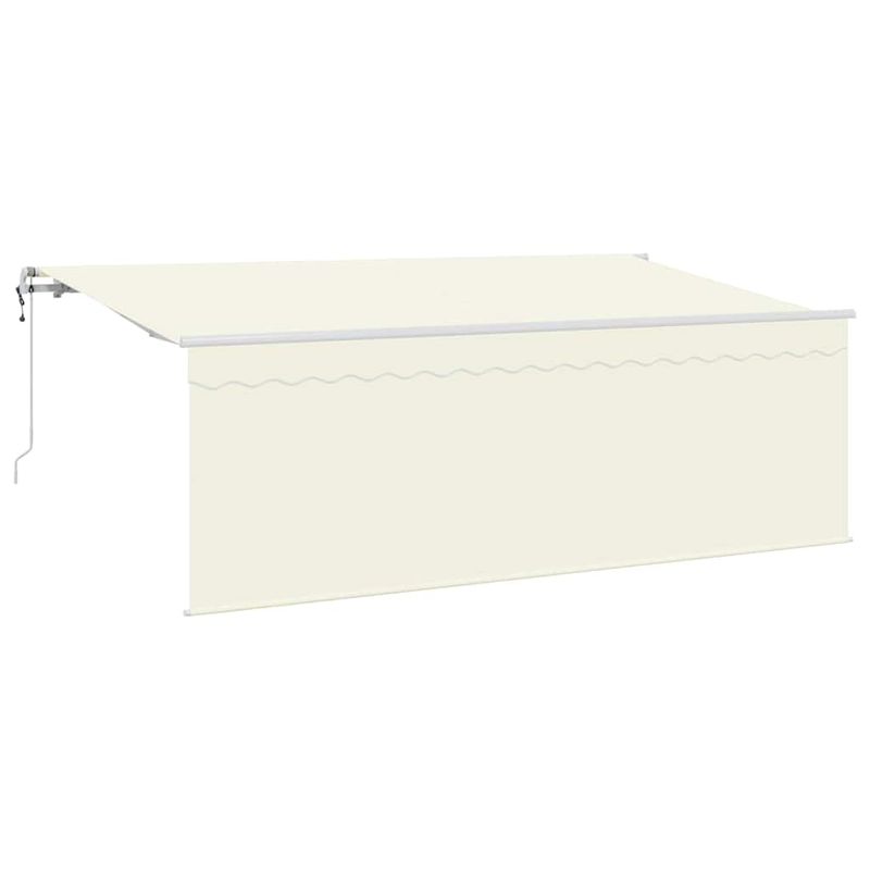 Casa si Gradina - Gradina si terasa - Umbrele si pavilioane - Pavilioane - Cortina Retractabila Crem Alb Maro 400 x 200 cm - Infinity.ro