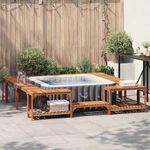 Casa si Gradina - Gradina si terasa - Piscine si accesorii - Accesorii piscine - Imprejmuire pentru Cada cu Hidromasaj Maro 250 x 250 cm - Infinity.ro