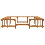 Casa si Gradina - Gradina si terasa - Piscine si accesorii - Accesorii piscine - Imprejmuire pentru Cada cu Hidromasaj Maro 250 x 250 cm - Infinity.ro