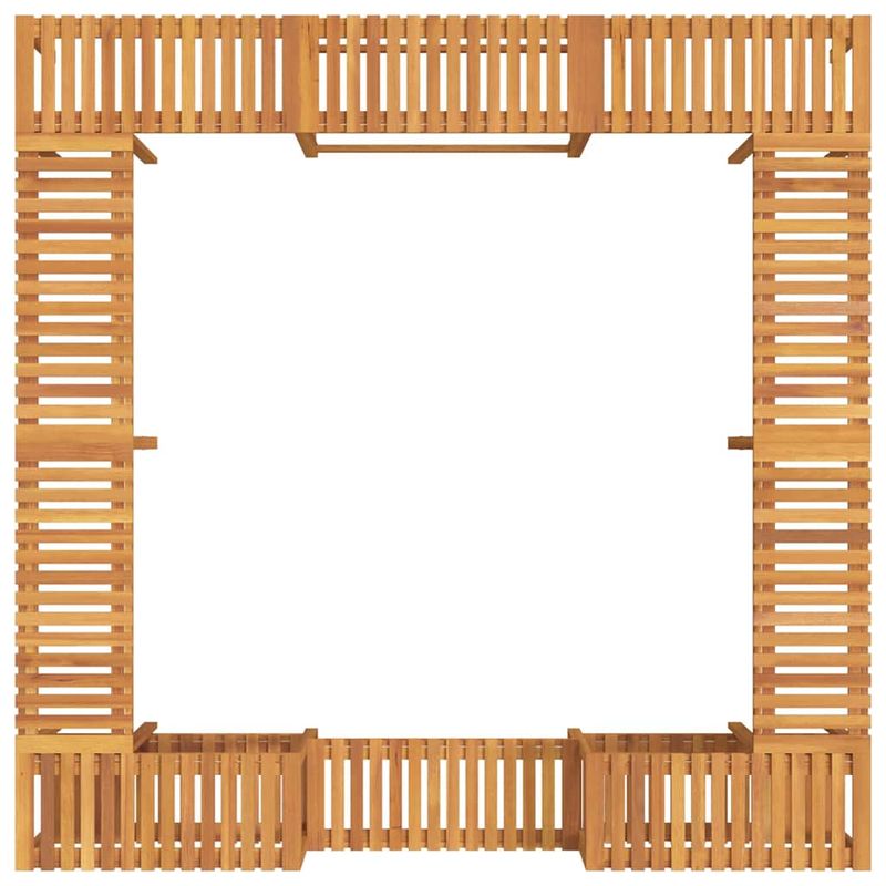 Casa si Gradina - Gradina si terasa - Piscine si accesorii - Accesorii piscine - Imprejmuire pentru Cada cu Hidromasaj Maro 250 x 250 cm - Infinity.ro