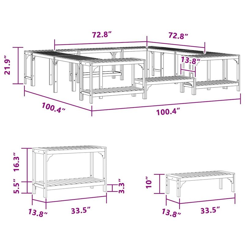Casa si Gradina - Gradina si terasa - Piscine si accesorii - Accesorii piscine - Imprejmuire pentru Cada cu Hidromasaj Maro 250 x 250 cm - Infinity.ro