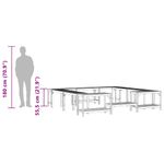 Casa si Gradina - Gradina si terasa - Piscine si accesorii - Accesorii piscine - Imprejmuire pentru Cada cu Hidromasaj Maro 250 x 250 cm - Infinity.ro