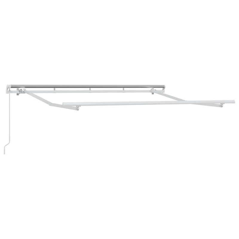 Casa si Gradina - Gradina si terasa - Umbrele si pavilioane - Pavilioane - Cortina Retractabila Crema si Alb 3 x 2 m Poliester si Aluminiu - Infinity.ro