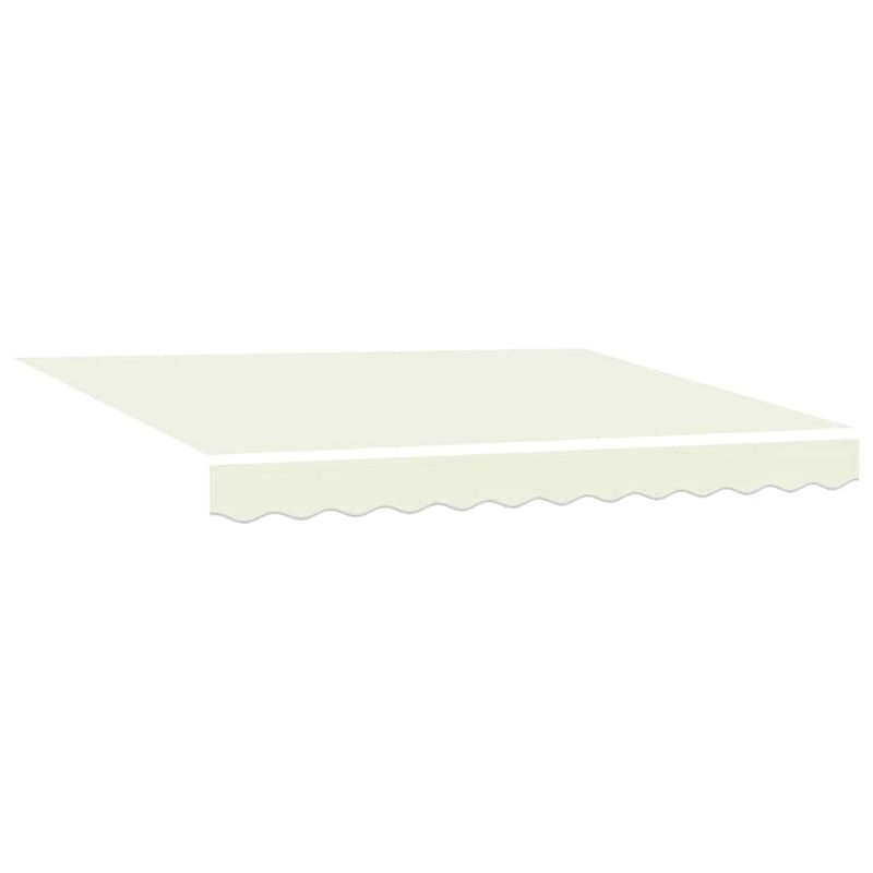 Casa si Gradina - Gradina si terasa - Umbrele si pavilioane - Pavilioane - Cortina Retractabila Crema si Alb 3 x 2 m Poliester si Aluminiu - Infinity.ro