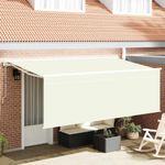 Casa si Gradina - Gradina si terasa - Umbrele si pavilioane - Pavilioane - Cort electric retractabil Crem Alb Maro 400 x 200 cm - Infinity.ro
