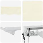 Casa si Gradina - Gradina si terasa - Umbrele si pavilioane - Pavilioane - Cort electric retractabil Crem Alb Maro 400 x 200 cm - Infinity.ro