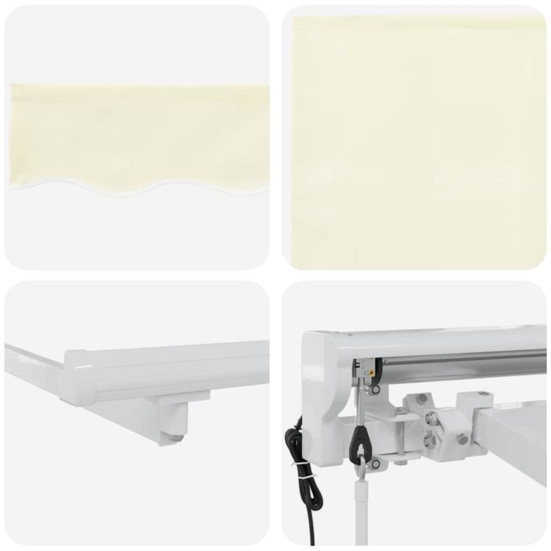 Casa si Gradina - Gradina si terasa - Umbrele si pavilioane - Pavilioane - Cort electric retractabil Crem Alb Maro 400 x 200 cm - Infinity.ro