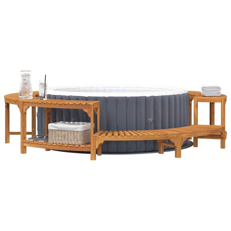 Casa si Gradina - Gradina si terasa - Piscine si accesorii - Accesorii piscine - Imprejmuiri pentru Cada Fierbinte Maro Ø255 cm - Infinity.ro