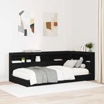 Casa si Gradina - Mobilier - Paturi si accesorii - Accesorii paturi - Tablie de pat cu LED, gri inchis, 200x5x118/128 cm, textil - Infinity.ro
