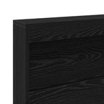 Casa si Gradina - Mobilier - Paturi si accesorii - Accesorii paturi - Tablie de pat cu LED, gri inchis, 200x5x118/128 cm, textil - Infinity.ro