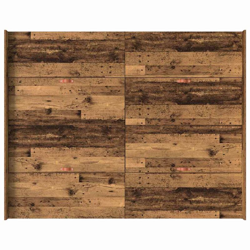 Casa si Gradina - Mobilier - Paturi si accesorii - Paturi - Cadru de pat cu depozitare Lemn vechi 135 x 190 cm PAL - Infinity.ro