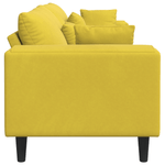 Casa si Gradina - Mobilier - Canapele si coltare - Canapele - Canapea din catifea cu perna cu perna Galben 210 cm Catifea - Infinity.ro
