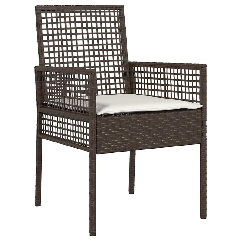 Casa si Gradina - Gradina si terasa - Mobilier exterior - Scaune si sezlonguri gradina - Set de masa pentru gradina 7 pcs Maro 190 x 90 x 75 cm - Infinity.ro