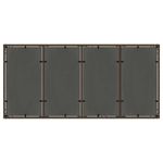 Casa si Gradina - Gradina si terasa - Mobilier exterior - Scaune si sezlonguri gradina - Set de masa pentru gradina 7 pcs Maro 190 x 90 x 75 cm - Infinity.ro