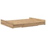 Casa si Gradina - Mobilier - Paturi si accesorii - Paturi - Cadru de pat cu depozitare stejar artizanal 160 x 200 cm - Infinity.ro