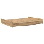 Casa si Gradina - Mobilier - Paturi si accesorii - Paturi - Cadru de pat cu depozitare stejar artizanal 160 x 200 cm - Infinity.ro