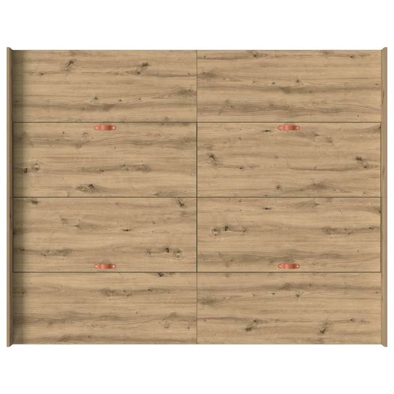 Casa si Gradina - Mobilier - Paturi si accesorii - Paturi - Cadru de pat cu depozitare stejar artizanal 160 x 200 cm - Infinity.ro