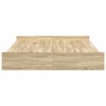 Casa si Gradina - Mobilier - Paturi si accesorii - Paturi - Cadru de pat cu depozitare Stejar sonoma 135 x 190 cm Melamina - Infinity.ro