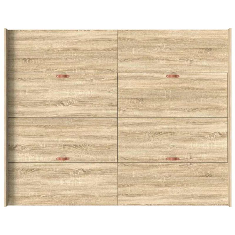 Casa si Gradina - Mobilier - Paturi si accesorii - Paturi - Cadru de pat cu depozitare Stejar sonoma 135 x 190 cm Melamina - Infinity.ro