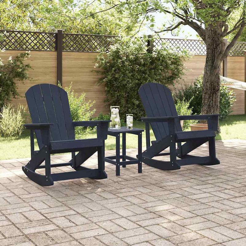 Casa si Gradina - Gradina si terasa - Mobilier exterior - Scaune si sezlonguri gradina - Fotolii Adirondack Marmite 2 pcs Bleumarin 73.5 x 92 x 90 cm - Infinity.ro