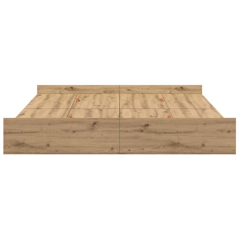 Casa si Gradina - Mobilier - Paturi si accesorii - Paturi - Cadru de pat cu depozitare stejar artizanal 180 x 200 cm - Infinity.ro
