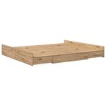 Casa si Gradina - Mobilier - Paturi si accesorii - Paturi - Cadru de pat cu depozitare stejar artizanal 180 x 200 cm - Infinity.ro