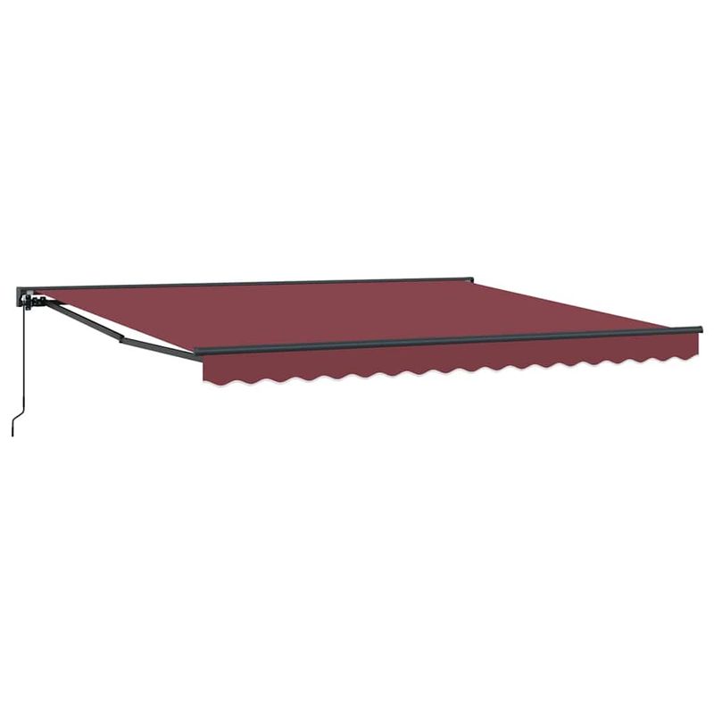 Casa si Gradina - Gradina si terasa - Umbrele si pavilioane - Pavilioane - Cortina Retractabila Rosu Burgund 400x300 cm Poliester si metal - Infinity.ro