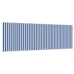 Casa si Gradina - Gradina si terasa - Umbrele si pavilioane - Pavilioane - Cortina Retractabila Manual Dungi Albastre si Albe 400 × 300 cm - Infinity.ro