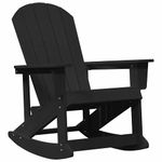 Casa si Gradina - Gradina si terasa - Mobilier exterior - Scaune si sezlonguri gradina - Fotolii Adirondack Marmite 2 pcs Negru 73.5 x 92 x 90 cm HDPE - Infinity.ro