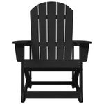 Casa si Gradina - Gradina si terasa - Mobilier exterior - Scaune si sezlonguri gradina - Fotolii Adirondack Marmite 2 pcs Negru 73.5 x 92 x 90 cm HDPE - Infinity.ro