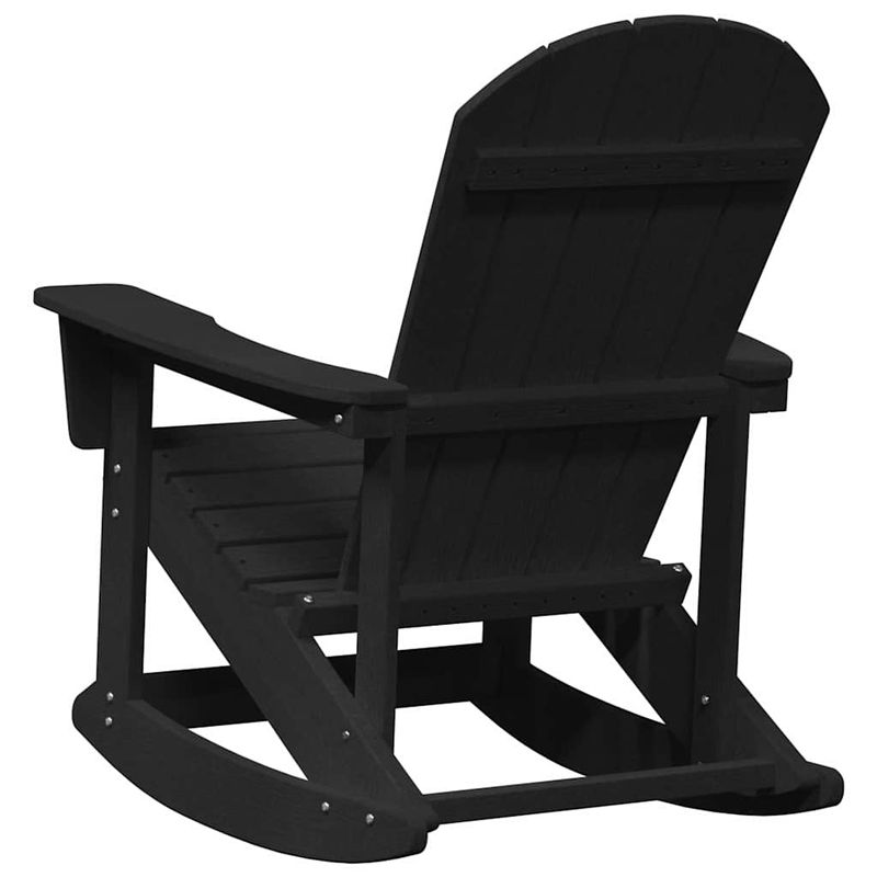 Casa si Gradina - Gradina si terasa - Mobilier exterior - Scaune si sezlonguri gradina - Fotolii Adirondack Marmite 2 pcs Negru 73.5 x 92 x 90 cm HDPE - Infinity.ro