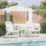 Casa si Gradina - Gradina si terasa - Mobilier exterior - Scaune si sezlonguri gradina - Set de lounge pentru gradina 3 pcs Alb Standard 38 x 38 x 46 cm - Infinity.ro