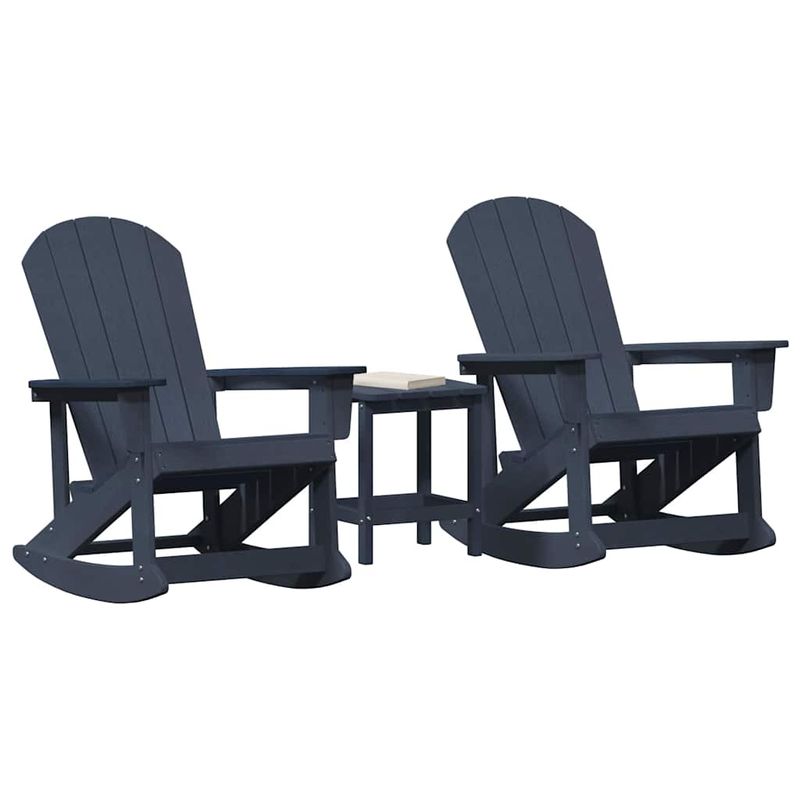 Casa si Gradina - Gradina si terasa - Mobilier exterior - Scaune si sezlonguri gradina - Set de lounge pentru gradina 3 pcs Bleumarin - Infinity.ro
