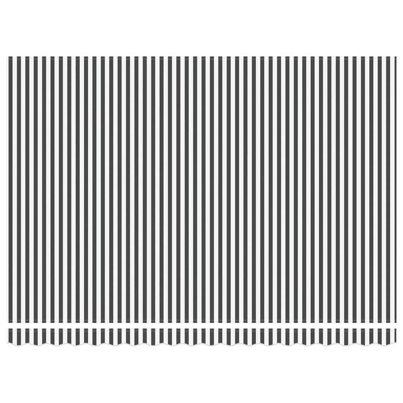 Casa si Gradina - Gradina si terasa - Umbrele si pavilioane - Pavilioane - Cortina Retractabila Manual Antracit si Alb 450x300 cm - Infinity.ro