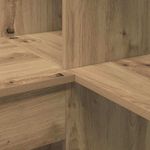 Casa si Gradina - Mobilier - Mese si birouri - Birouri - Birou de colt cu raft stejar artizanal 101.5 x 149.5 x 149.5 cm - Infinity.ro