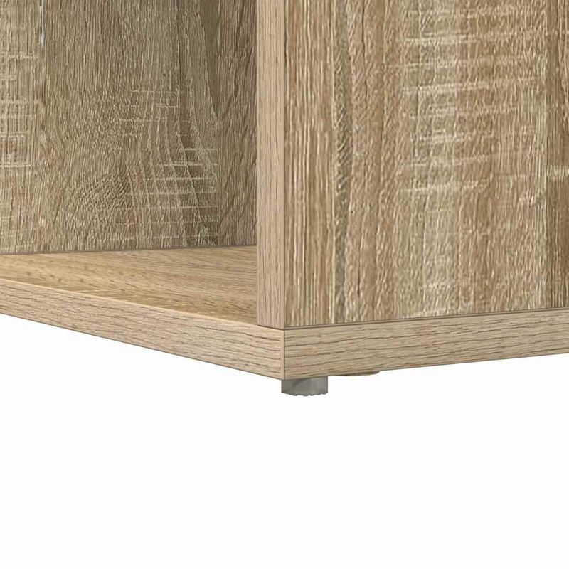 Casa si Gradina - Mobilier - Mese si birouri - Birouri - Birou de colt cu raft Stejar sonoma 101.5 x 149.5 x 149.5 cm - Infinity.ro