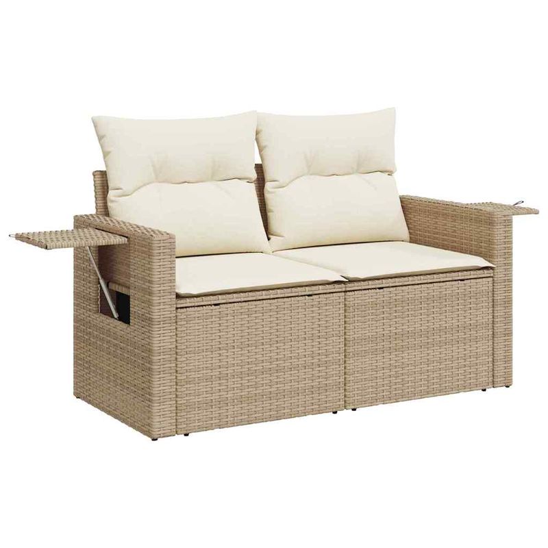 Casa si Gradina - Gradina si terasa - Mobilier exterior - Canapele si fotolii gradina - Set de canapele pentru gradina Bej si crem 289 x 124 x 85 cm - Infinity.ro