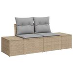Casa si Gradina - Gradina si terasa - Mobilier exterior - Canapele si fotolii gradina - Set de canapele pentru gradina 8 pcs Bej si gri deschis - Infinity.ro