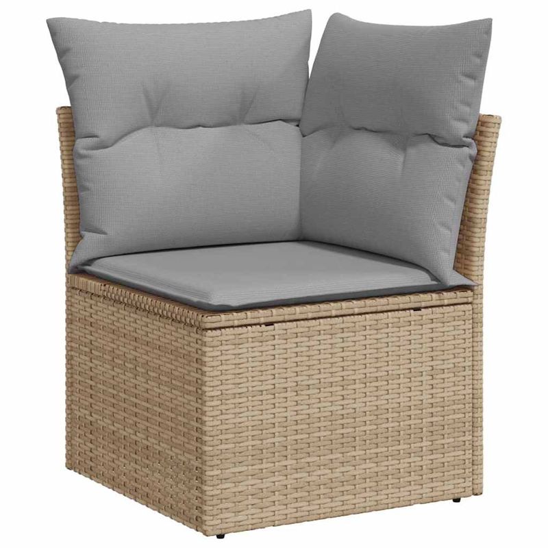 Casa si Gradina - Gradina si terasa - Mobilier exterior - Canapele si fotolii gradina - Set de canapele pentru gradina 8 pcs Bej si gri deschis - Infinity.ro