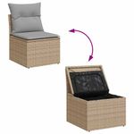 Casa si Gradina - Gradina si terasa - Mobilier exterior - Canapele si fotolii gradina - Set de canapele pentru gradina 8 pcs Bej si gri deschis - Infinity.ro