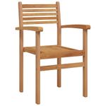 Casa si Gradina - Gradina si terasa - Mobilier exterior - Scaune si sezlonguri gradina - Scaune de gradina stivuibile 4 pcs Maro 55.5 x 55.5 x 90 cm - Infinity.ro