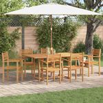 Casa si Gradina - Gradina si terasa - Mobilier exterior - Scaune si sezlonguri gradina - Scaune de gradina stivuibile 6 pcs Maro 55.5 x 55.5 x 90 cm - Infinity.ro