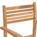 Casa si Gradina - Gradina si terasa - Mobilier exterior - Scaune si sezlonguri gradina - Scaune de gradina stivuibile 6 pcs Maro 55.5 x 55.5 x 90 cm - Infinity.ro