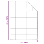 Casa si Gradina - Textile si covoare - Pături și cuverturi - Pături - Pilota Altele cu perna 2 pcs Alb 140 x 200 cm Jos - Infinity.ro