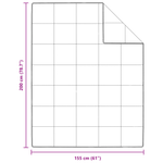 Casa si Gradina - Textile si covoare - Pături și cuverturi - Pături - Pilota Altele cu perna 2 pcs Alb 155 x 200 cm Jos - Infinity.ro