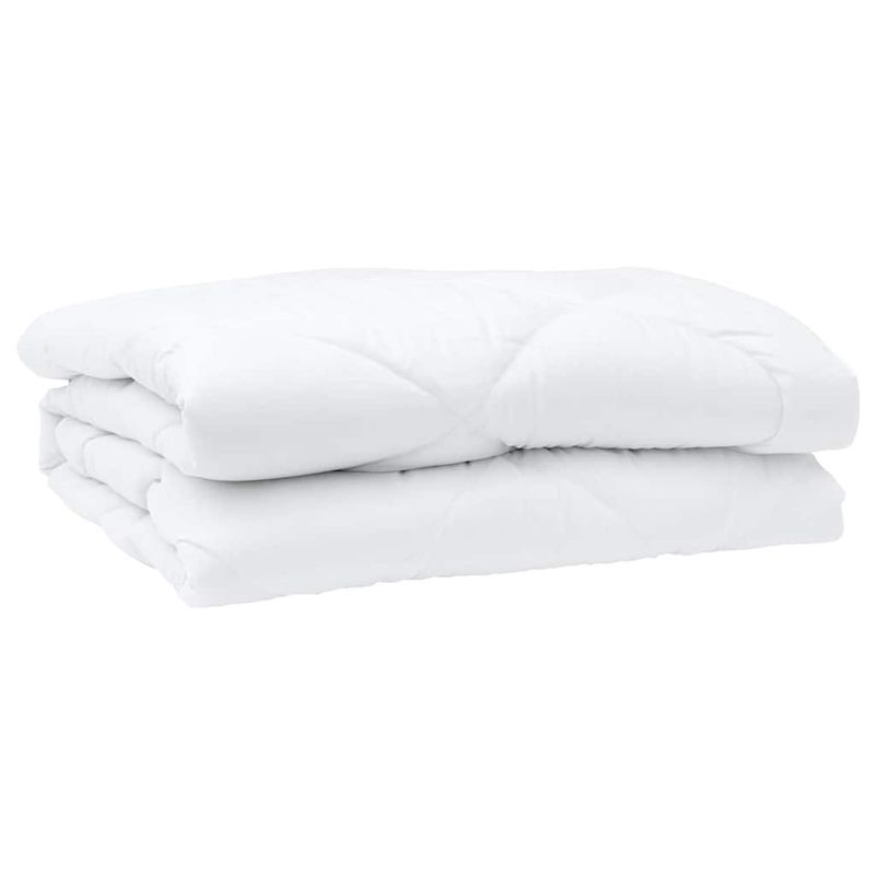Casa si Gradina - Textile si covoare - Perne si pilote - Pilote - Pilota cu perna 3 pcs Alb 260 x 220 cm Microfibra - Infinity.ro