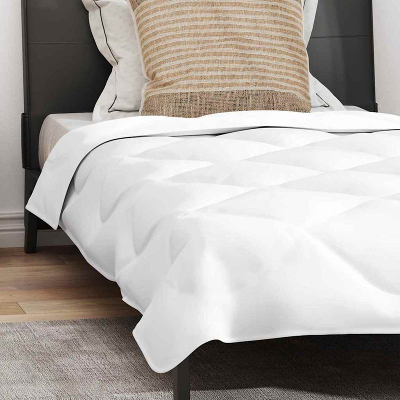 Casa si Gradina - Textile si covoare - Pături și cuverturi - Pături - Duvet cu Perne Altele cu perna 2 pcs Alb 155 x 220 cm Microfibra - Infinity.ro