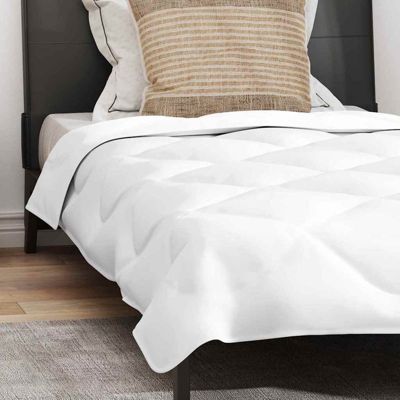 Casa si Gradina - Textile si covoare - Perne si pilote - Pilote - Duvet cu Perne Altele cu perna 2 pcs Alb 155 x 220 cm Microfibra - Infinity.ro