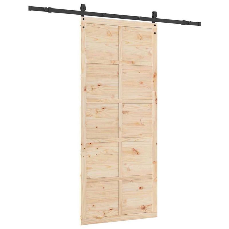 Casa si Gradina - Constructii - Usi interior, exterior si garaj - Usi interior - Usa glisanta Maro 90 x 208 cm Lemn masiv de pin - Infinity.ro